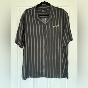 Allsaints Folsom Short Sleeve Shirt - size Large - Nothing Really Happens